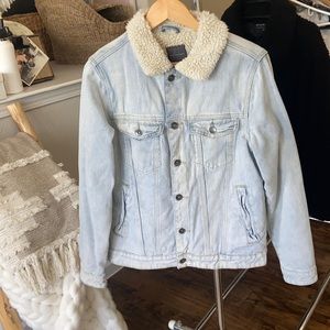 Denim Sherpa Jacket